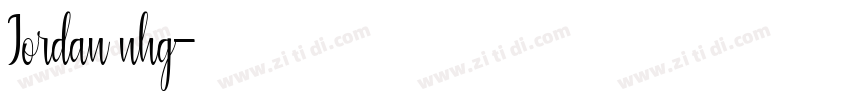 Jordan nhg字体转换